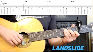 Video thumbnail of ""Landslide" EASY Guitar Lesson"