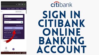 How to Sign in to Citi Online Banking Account | Citi Bank Login screenshot 5
