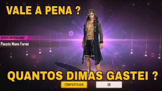 PEGUEI TUDO ! NOVO ESCOLHA ROYALE FREE FIRE - PACOTE MANO FARAÓ TA FACIL ? QUANTOS DIMAS GASTA ?