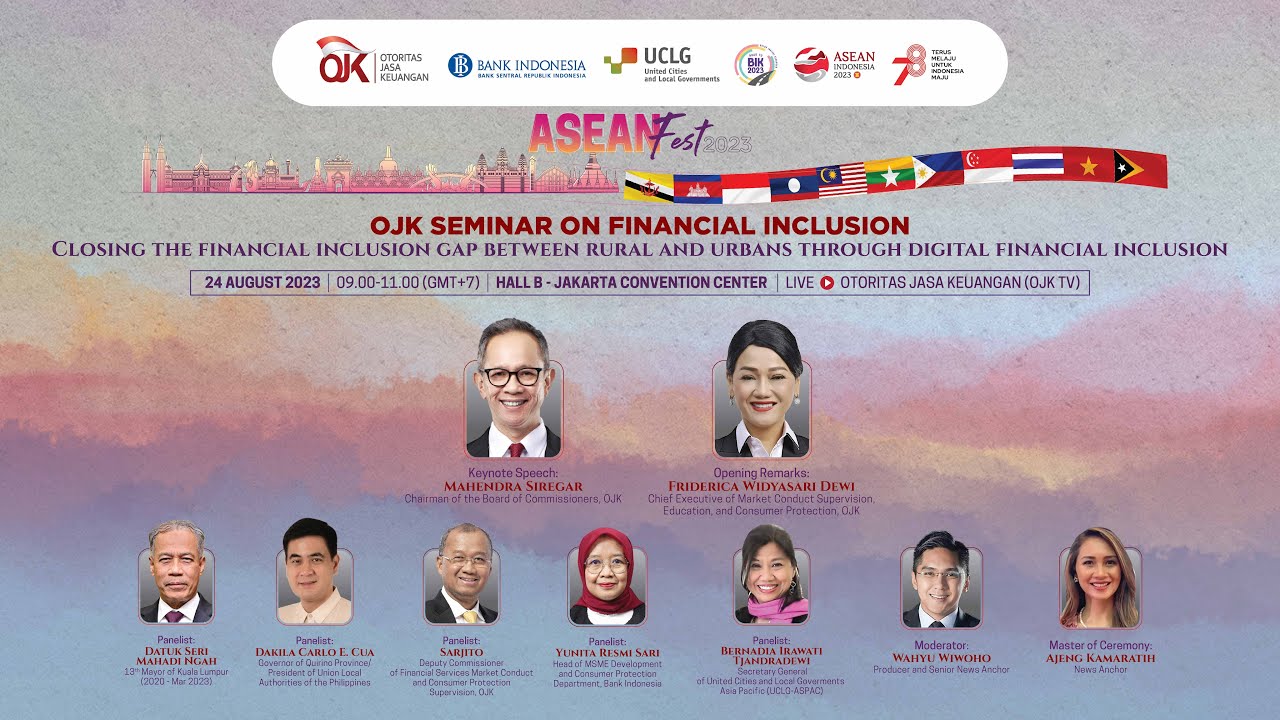 [LIVE] ASEAN Fest 2023: OJK Seminar on Financial Inclusion