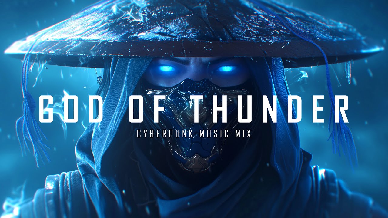 God Raiden of Thunder Mix | Mortal Kombat Cyberpunk Music Vibe | Industrial & Brutal Music