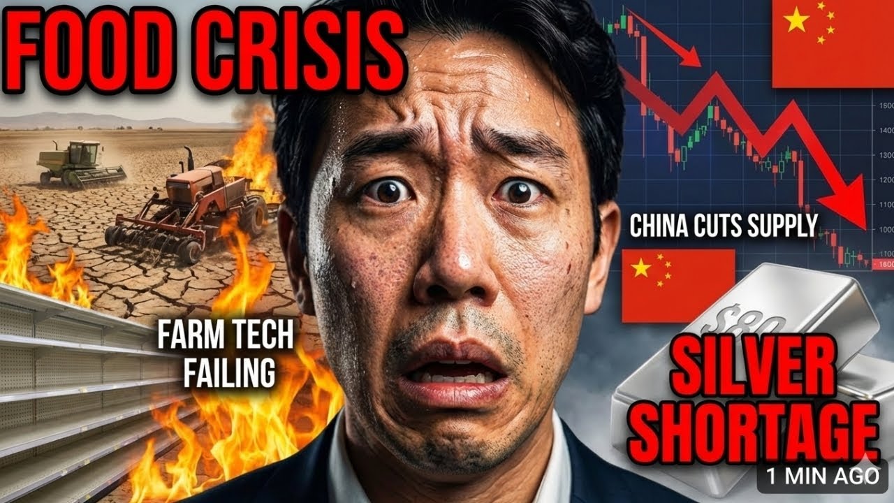 1 MIN AGO: Silver Shortage Triggers FOOD CRISIS - China Cuts Supply, Farm Tech FAILING
