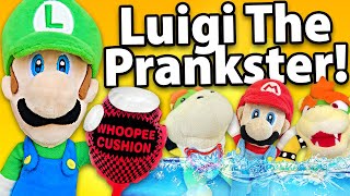 Crazy Mario Bros: Luigi The Prankster!
