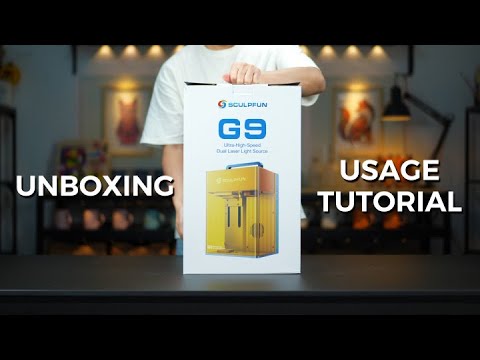 Sculpfun G9 Unboxing & Tutorial: Mastering the Ultimate Dual Laser #laserengraving #tutorial #diy