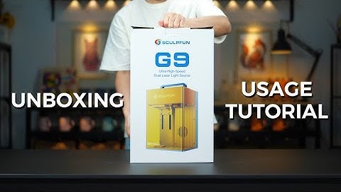 Sculpfun G9 Unboxing & Tutorial: Mastering the Ultimate Dual Laser #laserengraving  #tutorial  #diy