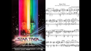 Star Trek The Motion Picture - Main Title ♪Piano Sheet Music♪