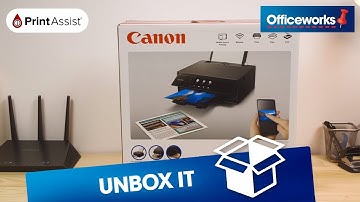 Canon PIXMA HOME MFC Printer TS9160 Unboxing