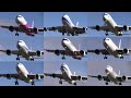 22/09/25 成田国際空港（成田空港） 飛行機の着陸進入シーン Final Approach Scene of Various Airliners at Narita Int'l Airport