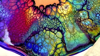 (86) Acrylic Pouring/Bloom Technique in Japan/ColourArte Glitz Collection/Sheleeart/Fluid Art