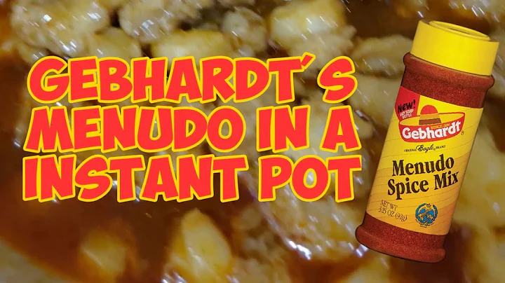 Gebhardt's Menudo in the Instant Pot