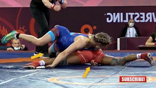 Hidden side of female olympic style wrestling: biting, hair ripping & more