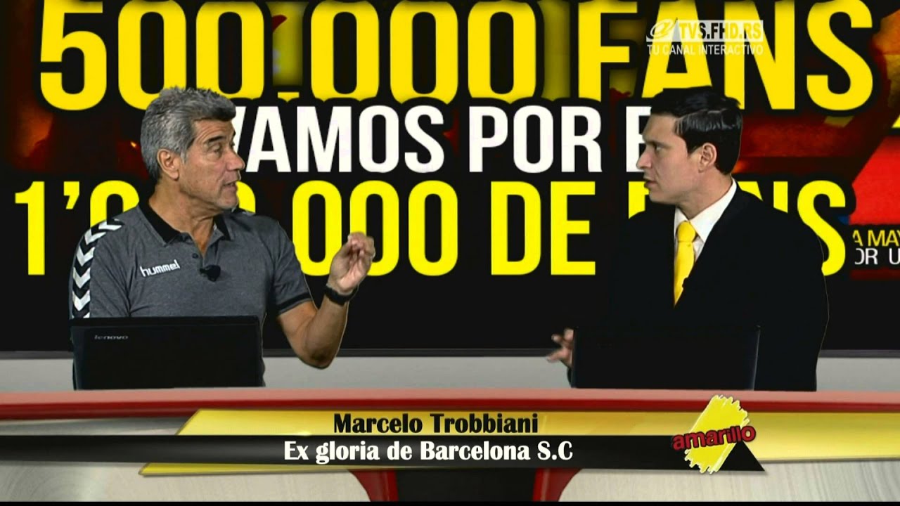 El dìa que Marcelo Trobbiani estuvo en Amarillo TVS