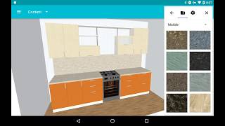 Kitchen 3D: default colors configuration screenshot 5