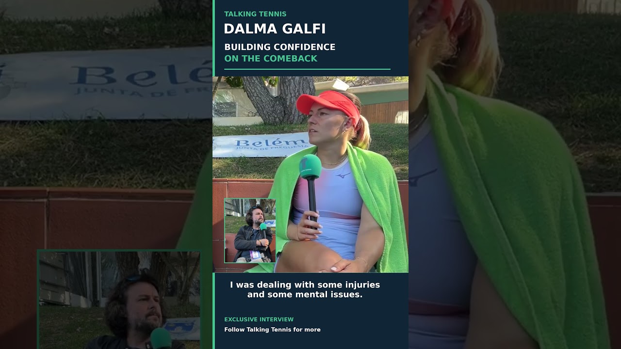 Dalma Galfi opens up about a difficult stretch and finding her confidence again on court 💚 🎾 #wta