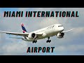 [4K] PLANE SPOTTING Morning flights 737 MAX 8, 787 Dreamliner MIAMI INTERNATIONAL AIRPORT 2/10/21.