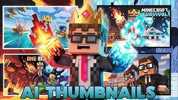 How To Make AI Thumbnails for Minecraft in Just 1 min (Don