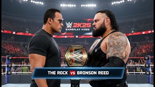 Bronson Reed Challenges The Rock Epic Match Wwe 2K25