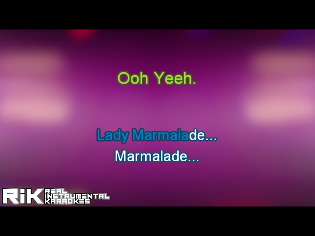 Lady Marmalade (Live INSTRUMENTAL with Backing Vocals) - Christina Aguilera class=