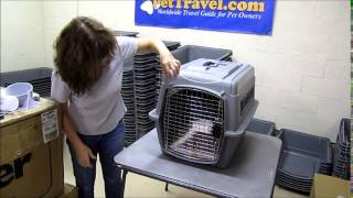 Crate Assembly Instructional Video - Pet Travel Store Assembly instructions and tips for the PetMate SkyKennel crate available from PetTravelStore.com.