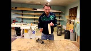 How to plane a chamfer