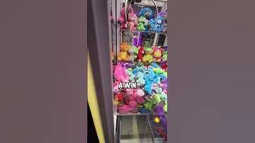 Thumbnail of HACK To WIN at a Rigged Claw Machine #shorts