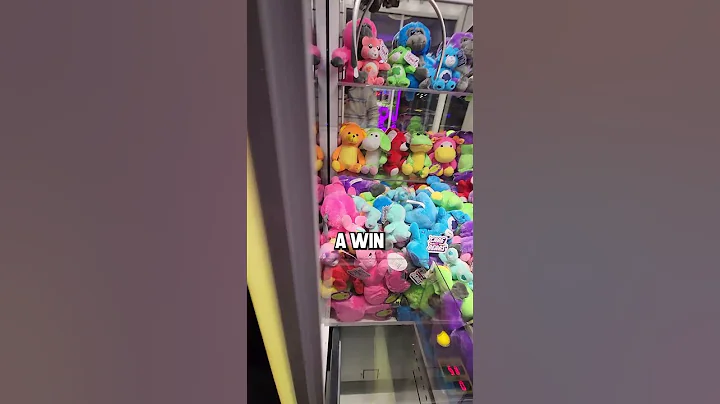 HACK To WIN at a Rigged Claw Machine #shorts