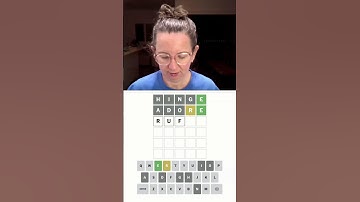 Play Wordle 7/6 with me - Guess the word in 3 - starting with Hinge