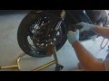 Honda CBR 1000RR Front Wheel Replacement - Remoaval / Install