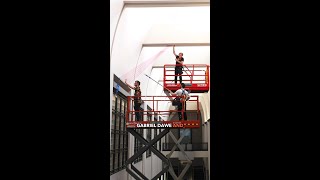 Installing Gabriel Dawe's Plexus no. 47 at the Frist Art Museum