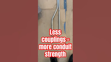 Maintain conduit strength by  bending all bends needed in full length of conduit. # fire alarm