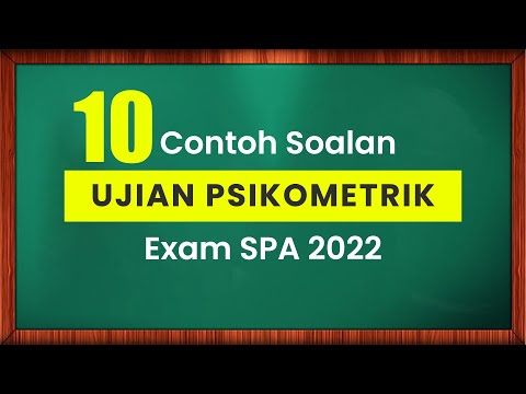 10 Contoh Soalan Ujian Psikometrik SPA 2022