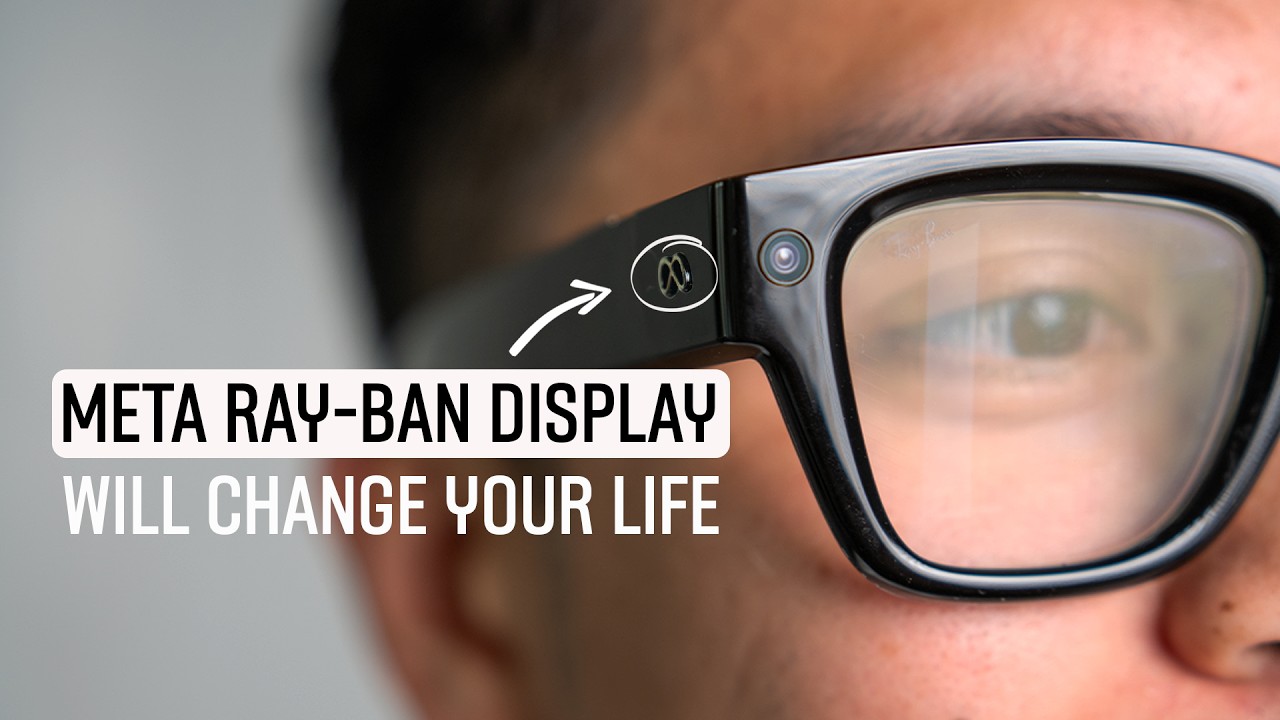 Kính AI Meta Ray-Ban Display với màn hình và vòng đeo Neural Band