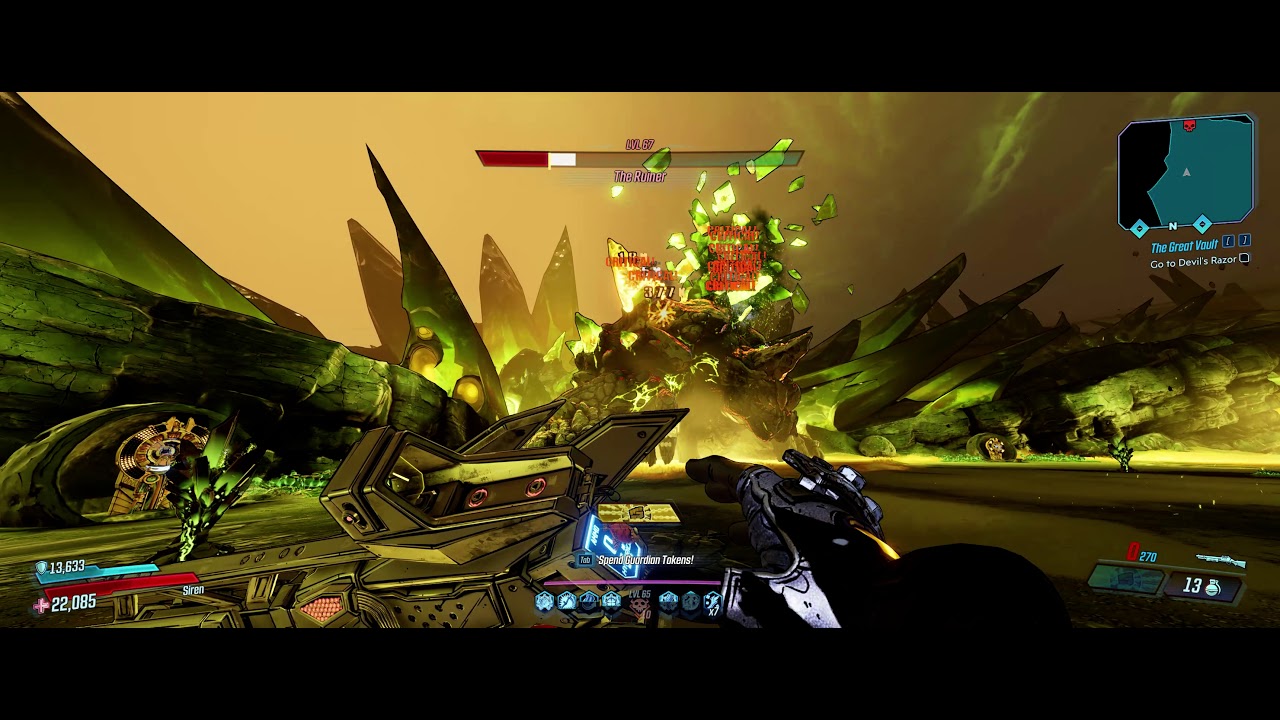 Borderlands 3 | Amara | Mayhem 10 LVL 65 | Craters Edge Final Boss