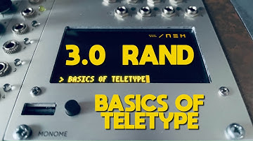 3.0 - RAND [Maths] | Basics of Teletype