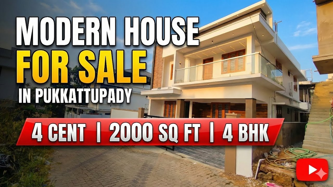 🏡 4 BHK HOUSE FOR SALE – NEAR PUKKATTUPADY, KAKKANAD (ERNAKULAM)Valiyaparambil Properties