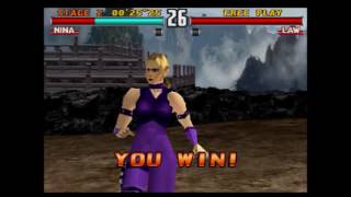 Tekken 3: Nina Williams Win Poses