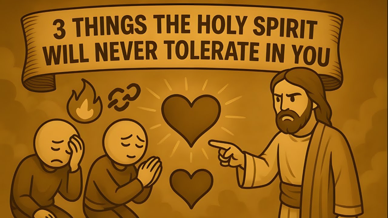 “3 Things The Holy Spirit Will Never Tolerate In You”