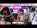SURPRISING MY SISTER WITH HER DREAM CAR FOR HER BDAY! SHE CRIED!