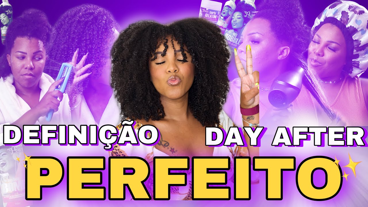 COMO TER MUITA DEFINIÇÃO E DAY AFTER PERFEITO CABELO CRESPO POR LUANY CRISTINA
