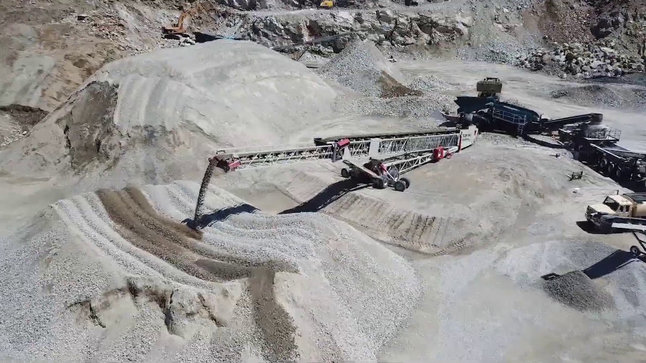 Aggstack 36-140 Radial Telescopic Stacker Ready Stock for Indonesia Market