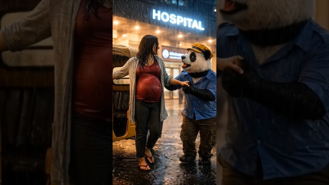 One Umbrella, Infinite Humanity 🐼💛 | Emotional Story 