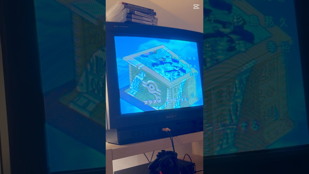 Watching old anime on CRT 🫀 Nostalgia