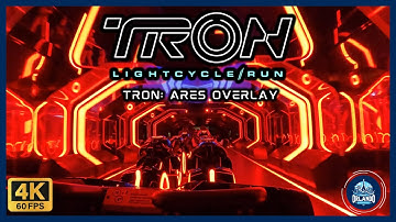 TRON Lightcycle Run with TRON: Ares Overlay! Nighttime POV (4K 60FPS)