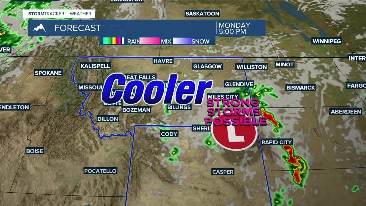 Q2 Billings Area Weather: Cooler with heavy rain possible - YouTube