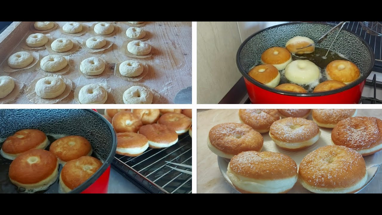 Így készítve lesz gyönyörű szalagos a fánkunk, most élesztővel készült.