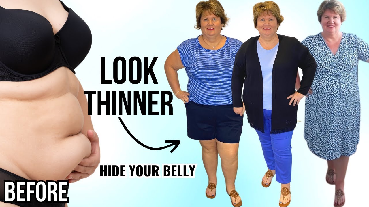 I'm midsize with a 'thick tummy' & I've perfected how to hide my belly  under clothes for Spring