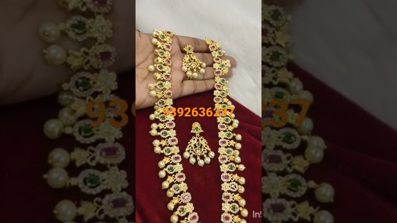 💐💐 premium quality cz stone long haram set 💐💐