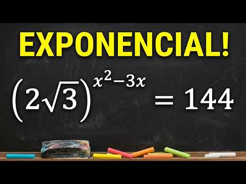 Equação exponencial com raiz
