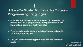 10 Misconceptions about Programming. Profile