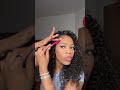 5-minute curly flip over? Yeah… that’s definitely a win! 😍💯#halfwig #trending #hair#fyp #curlyhair